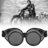 Gogle Steampunk w stylu vintage ABS Dwuwarstwowe okulary przeciwsłoneczne na rekwizyt imprezowy Dekoracja czarne