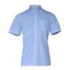 Marvelis Mens Chambray Comfort Short-Sleeved Shirt