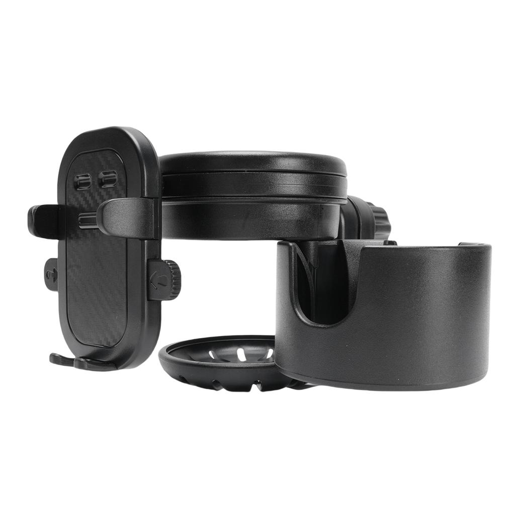 Universell barnevognkoppholder 360 graders rotasjon Barnevognkoppholder med telefonholder