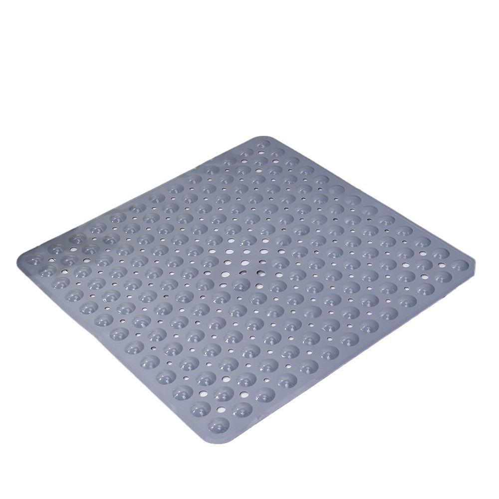 PVC5353 Non-slip Bubble Shower Mat with Suction Cups - Fall Prevention and Water Leakage Protection.