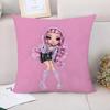 Rainbow High Decorative Cushion Covers for Bed Pillows Couple Pillow Pillowcases  Sofa Cushions Car Decoration Pilow Cases