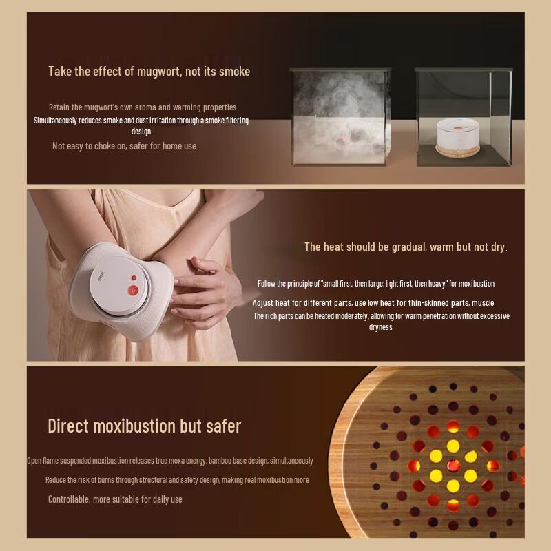 Breo A2 Portable Electronic Moxibustion Device CN plug (adapter included)