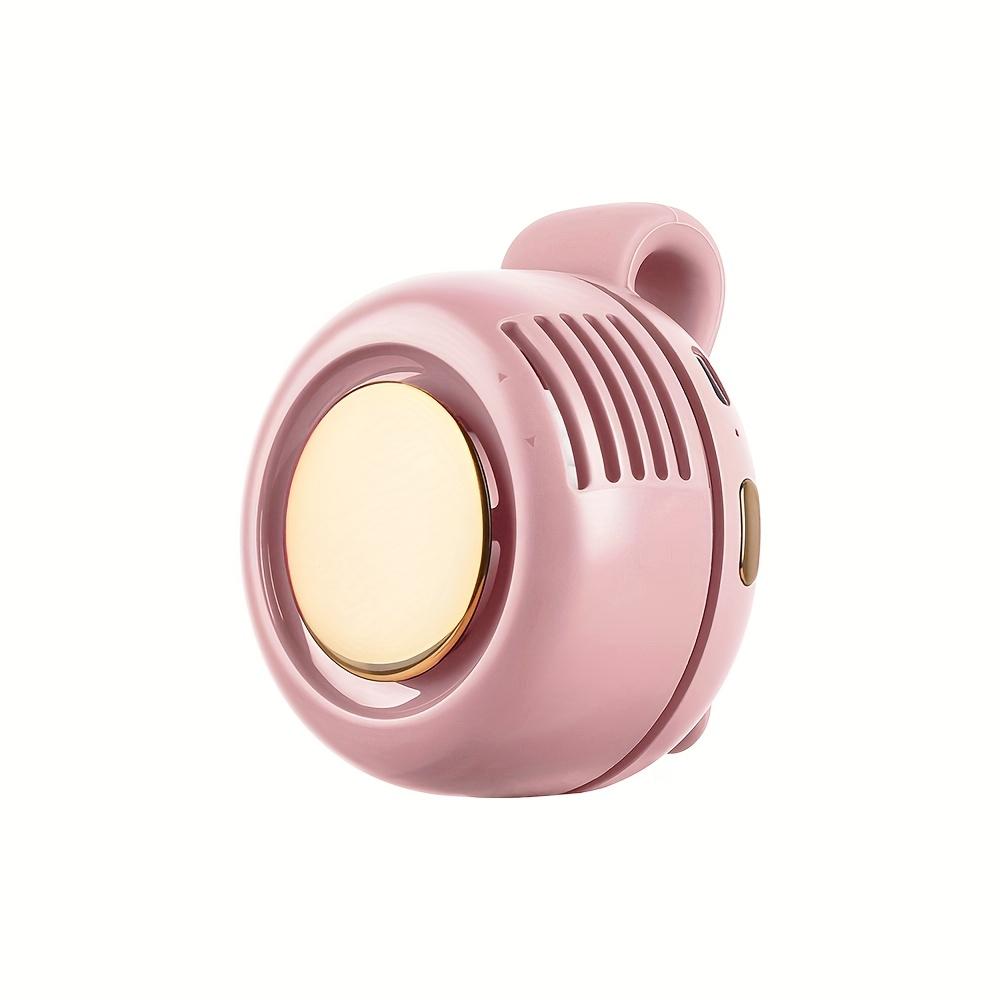 

Three colors are available Exclusive design hot-selling mini handheld fan with clip design portable and leafless bringing a cool summer experience рожевий