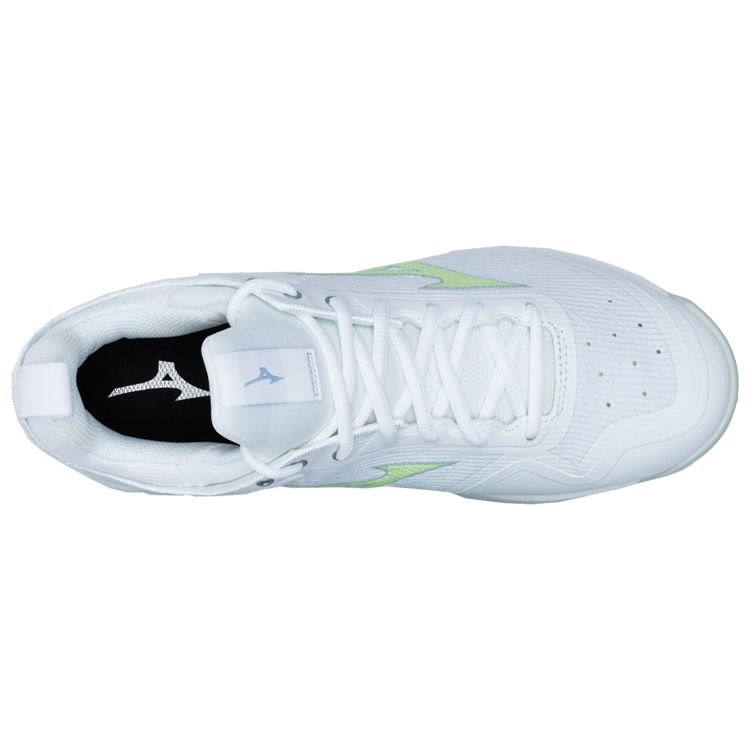 Mizuno Wave Luminous 2 Shock Absorbing Non-Slip Low-Top Volleyball Shoes Unisex Sneaker White Green V1GC212035