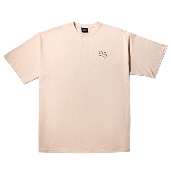 DVÀN Jardin De Dvan Half Sleeve T-Shirt (Beige)