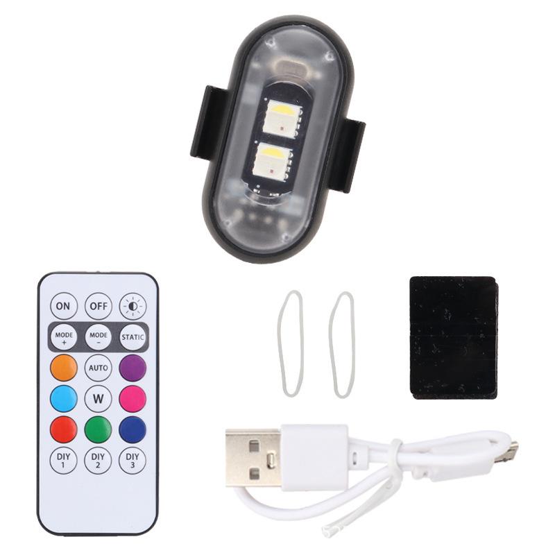 Wireless Multi-Color LED Flashing Light for Airplanes, Cars, Motorcycles, and Drones
