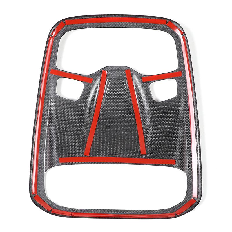 For Lotus EMIRA - Real Carbon Fiber Car Roof Reading Light Decorative Panel Sticker Car Interior Accessories