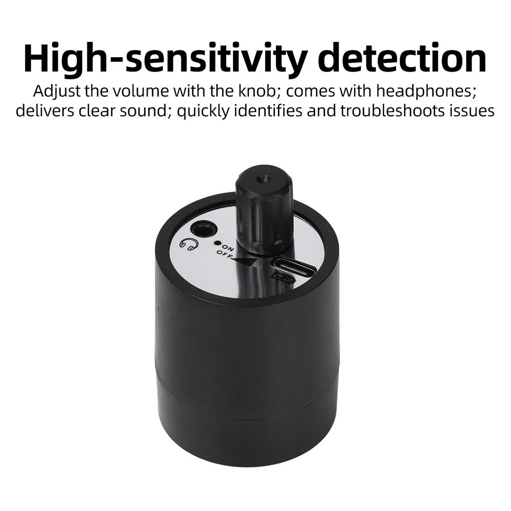 Pipeline Leakage Tester Type-C High-sensitivity Water Leak Point Leak Detector with Sound Frequency Display Pointer Instrument