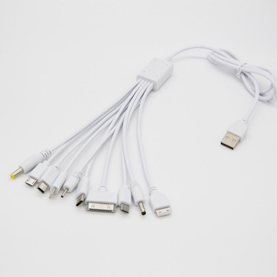 10-in-1 Multi-Interface Ladekabel, 1 Meter mit Typ-C-Anschluss
