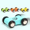 1/4Pcs Mini Wooden Gliding Car Toys Ramp Race Mini Slide Track Car Games Replacement Car Colorful Fun Model Vehicle Toys For Boy