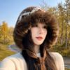 Thick Lei Feng Hat Plush Beanie Cap Cozy Warm Knitted Hat  Autumn Winter