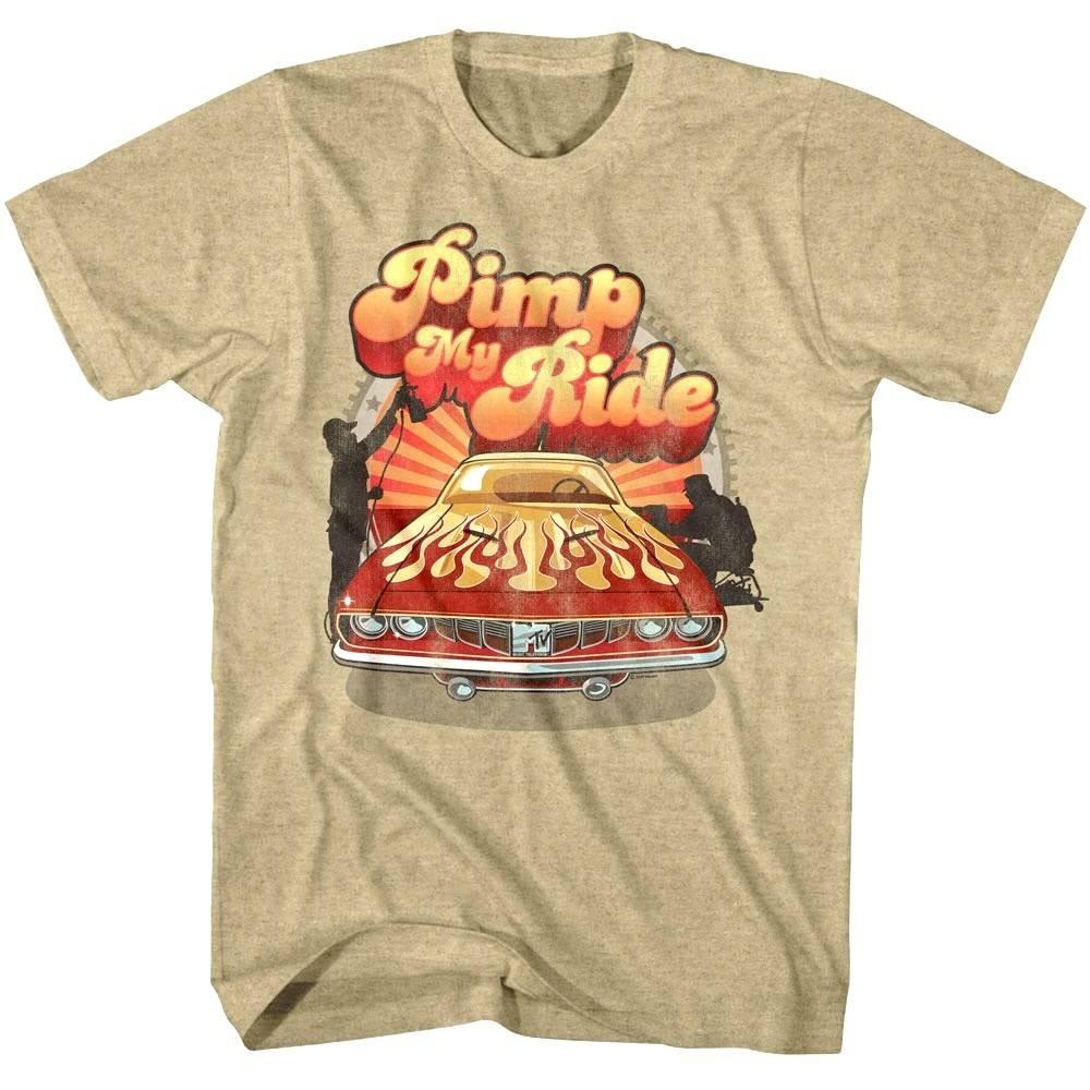 Pimp My Ride Flaming Car Men T Shirt XXL