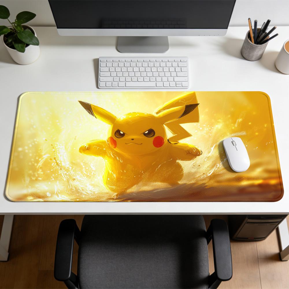 BKMPokemons Computer Mouse Pad Gamer Keyboards Mechanical Keyboard Mat Desktop Accessories Office Accessory Desk Mats Pads Pc