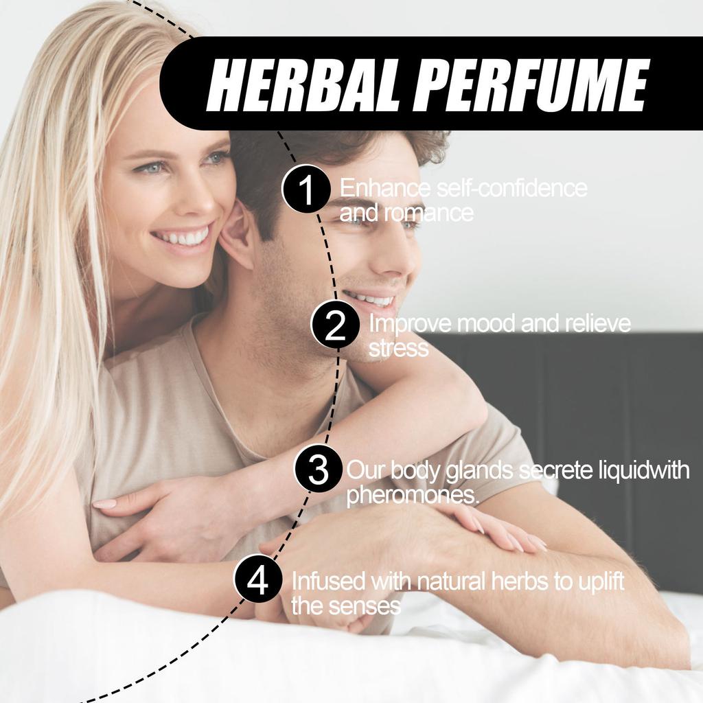 Natural Herbal Perfume Fresh Long Lasting Fragrance Daily Unisex Perfume for Men Women Dating