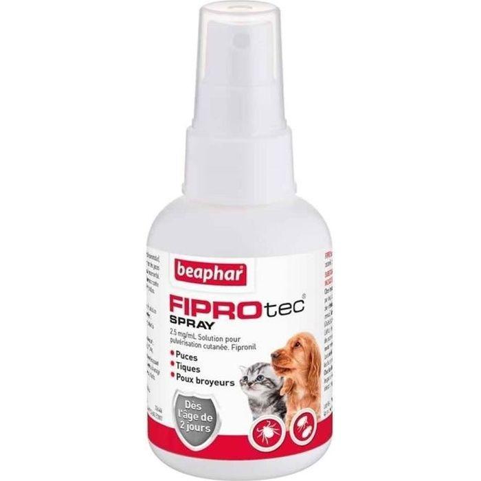 Beaphar Fiprotec Spray Antiparasitaire Chiens Chats 100ml