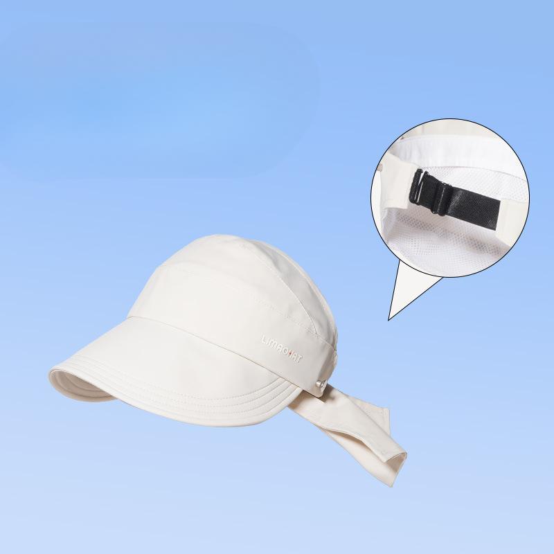 Duck Tongue Empty Top Hat Big Hat Exposed Ponytail Sun Hat Summer Outdoor Sun Protection Sun Hat