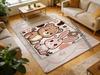 Cute Bear & Bunny Mats Living Room Decoration Home Sofa Non-Slip Carpet Study Bedroom Tatami Children'S Soft Floor Mat