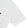 STONE ISLAND T-Shirt Solid Color Pocket Loose Round Neck Short Sleeve Kids Tops White 781620247-V0001