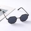 Fashion Kids Square Sunglasses for Boys Girls Retro Octagon Metal Sun Glasses Vintage Black Polygon Shades UV400 Protection