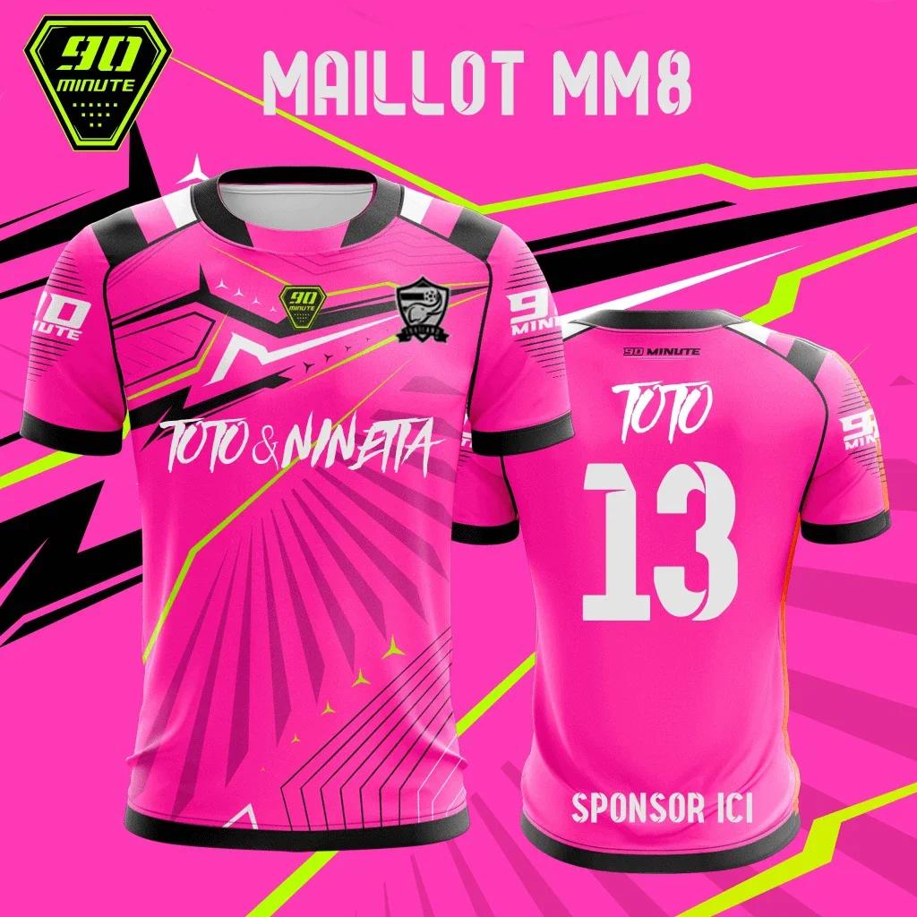 2025 Nové Populární Módní Pánské Rychleschnoucí Tričko Maillot 90 Minute Toto & Ninetta Pré Casual Děti Dospělí Surf Tričko Topy