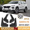 Car Mud Flaps For Hyundai Santa Fe 2013~2021 Mudflaps Splash Guards Mudguards Front Rear 2014 2015 2016 2017