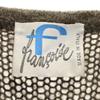 80er Jahre Made in Italy Vintage Langarm Strickjacke Braun Damen Gebraucht