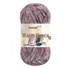 Jiate Snowball Chenille Yarn: Cozy, Thick, Fluffy Yarn for DIY Crochet, Gold Velvet Knit, Shoes, and Scarf Projects.