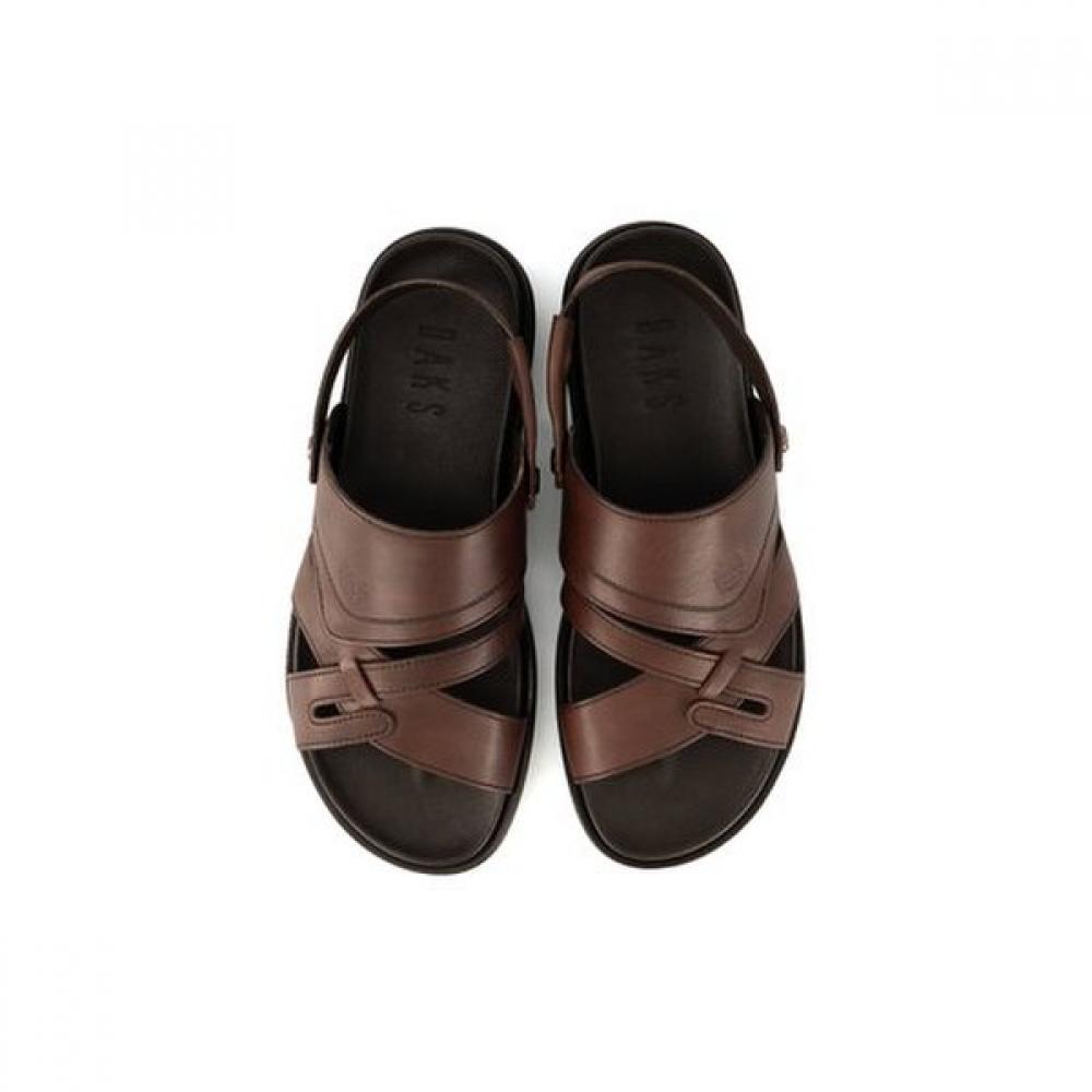 DakS Men S beSt Two Way Comfort Semi caSual Sandal Dmd204kh22 Dark Brown 