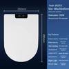 Smart Heated Toilet Seat with Self-Cleaning, Sterilization, and Drying Features