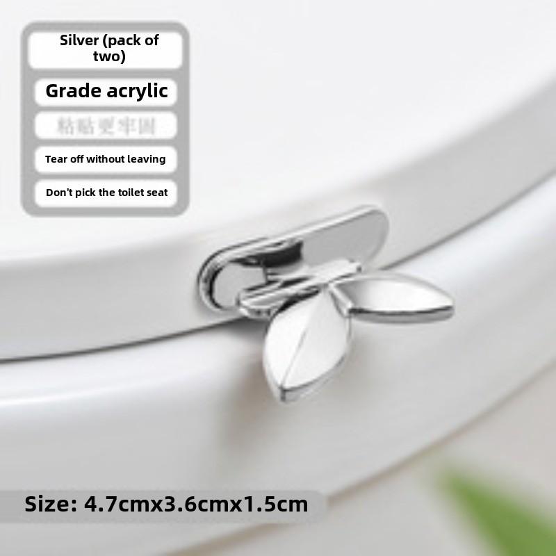 2pcs Multifunctional Portable Toilet Seat Lifter Bathroom Non-dirty Hand Toilet Seat Flip Artifact Door Drawer Puller