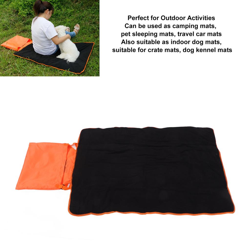 Outdoor Pet Mat Reversible Waterproof Machine Washable Portable Dog Sleeping Pad for Puppy Camping Travel
