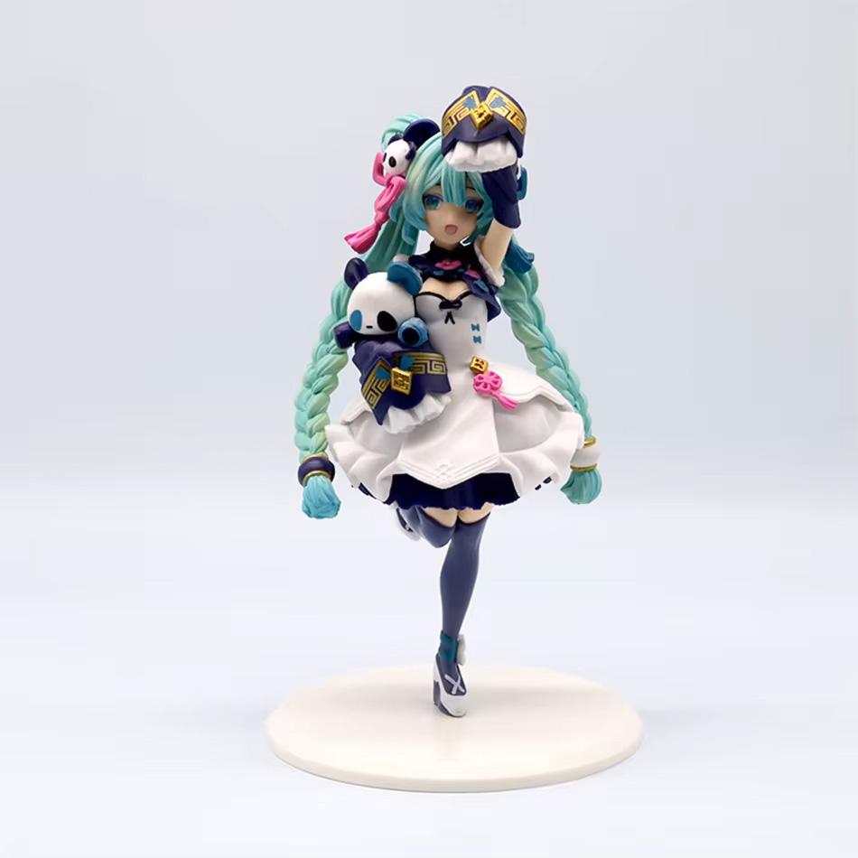 Hatsune Miku Figure National Style Fashion Panda MODERNCHINA Model Toys Gifts Collection Action Figure PVC