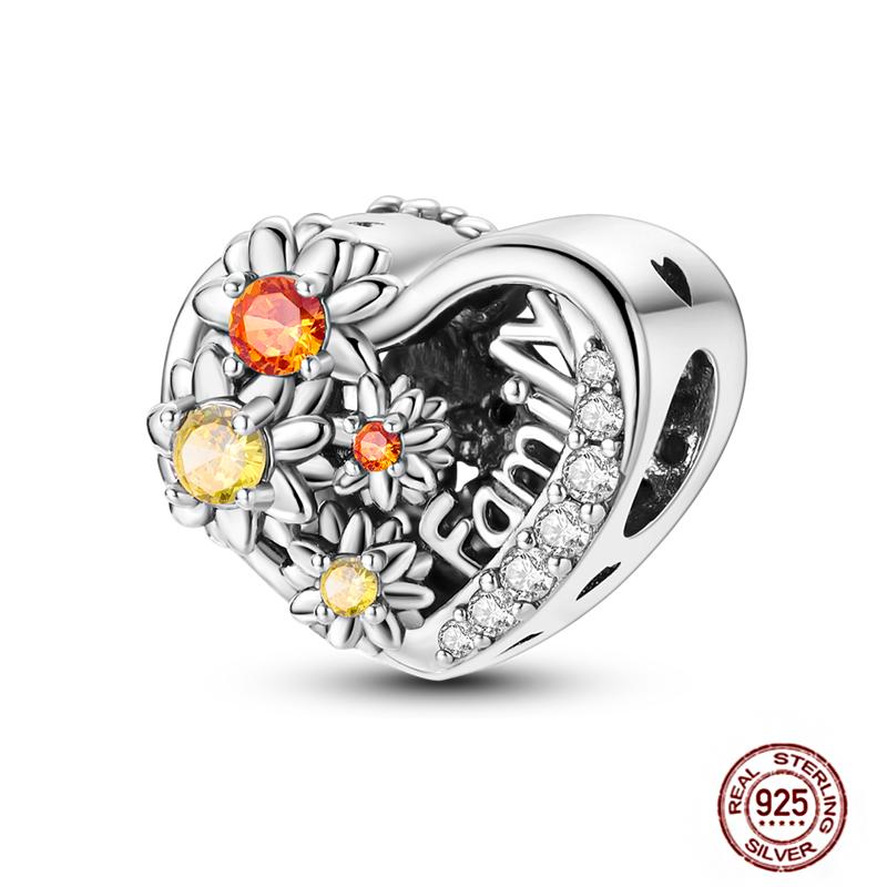 Christmas Charms Copper Fit Pendant Original Bracelets Santa Claus Snowflake Tree Gingerbread Man Beads Diy Jewelry