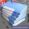 Transparent 20/30/40/60/80/100 Pages Multi-Layer Classification Storage Loose-Leaf Insert File Bag Folder Office Supplies Stationery for Students