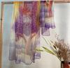 Silk Scarf Folral Women Summer Hijab  Luxury Print Sunscreen Shawl Wraps Bandana Ladies Head Scarves Large Foulard Echarpe