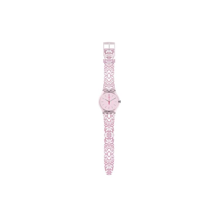 SWATCH Unisex 41mm Pink Watch SUOP109 SUOP109
