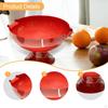 Pedestal Fruit Bowl Food Snack Storage Tray Creative Decor High Footed Serving for Table