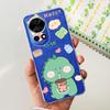 For Huawei Nova 12 Pro Nova12 Lite Nova 11i Case Transparent Soft Slim TPU Silicone Cover Bumper Nova12 Nova11i Astronaut Flower