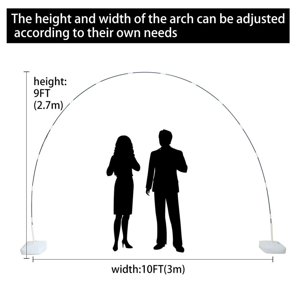 Stojak na balony z tworzywa sztucznego Uchwyt na łuk balonowy Zestaw do pół łuku Uchwyt na balony na urodziny Okrągły balon Kolumna na baby shower