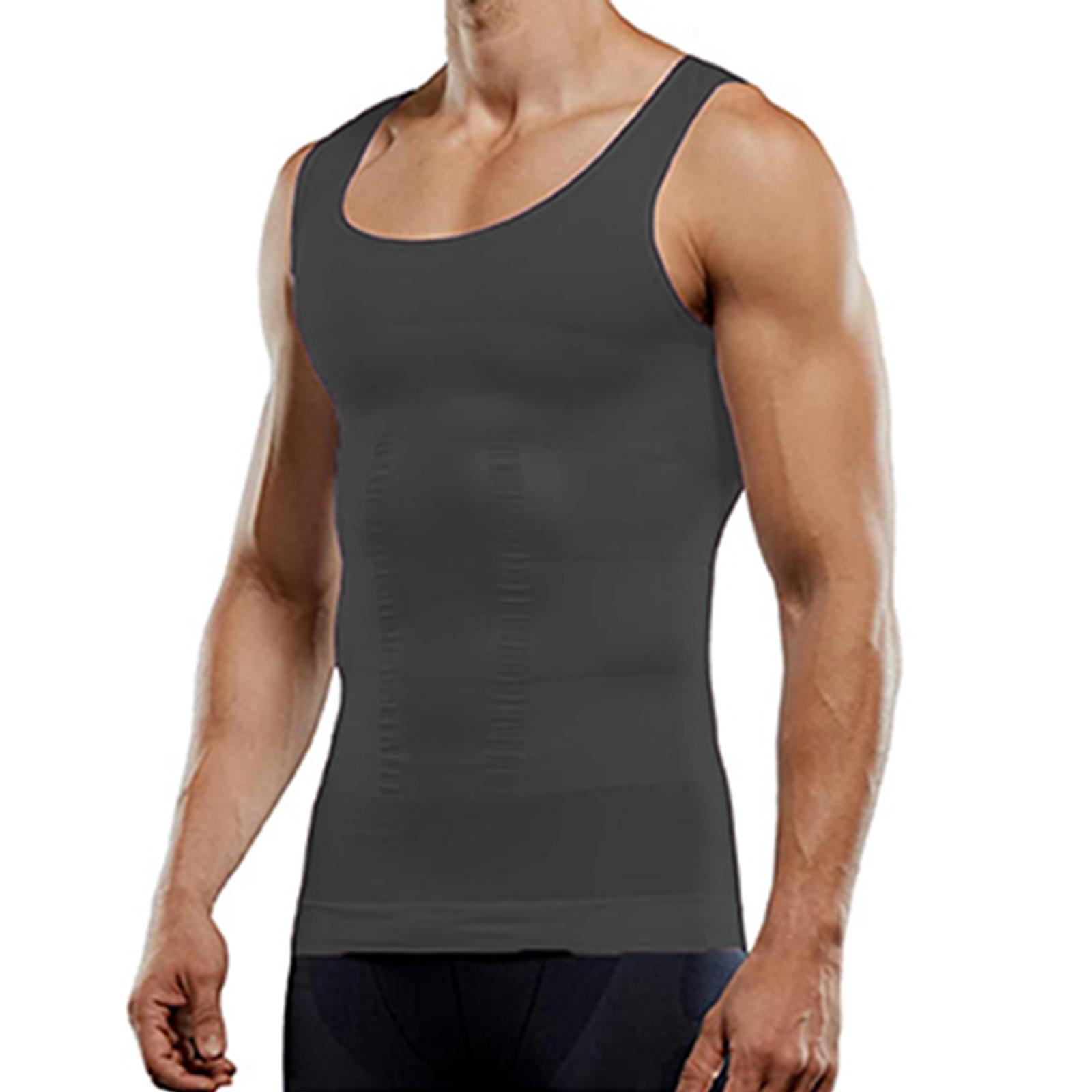 

Men, Selure Shirt, 2025 New Shaping Sleeveless Shirts For Men Build A Toned Body XL