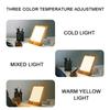 10000 Lux LED Daylight Lamp Intelligent Emotional Physiotherapy Lamp 3 Light Colours Brightness Adjustable LED Night Light