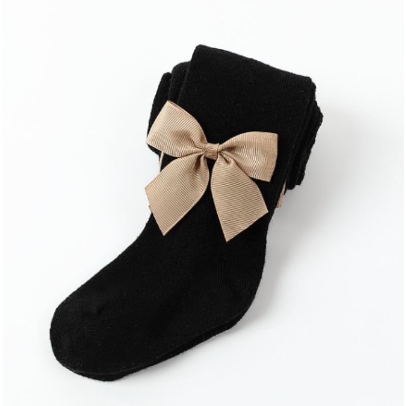 Eleganckie, dziewczęce rajstopy Chic Simplicity Kids Girl w jednolitym kolorze, modne, koreańskie legginsy, pończochy, jesień, wiosna, grube, bawełniane rajstopy