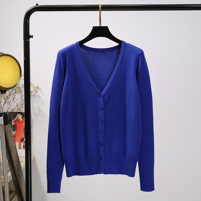 Damen Strickjacke - Leicht, Langarm, Kurzer Stil für Frühling und Herbst