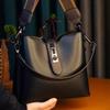 Bag Women's 2025 Autumn New Fashion Bucket Mom Crossbody Bag Simple Shoulder Strap Shoulder Bag Trendy Crossbody Bag