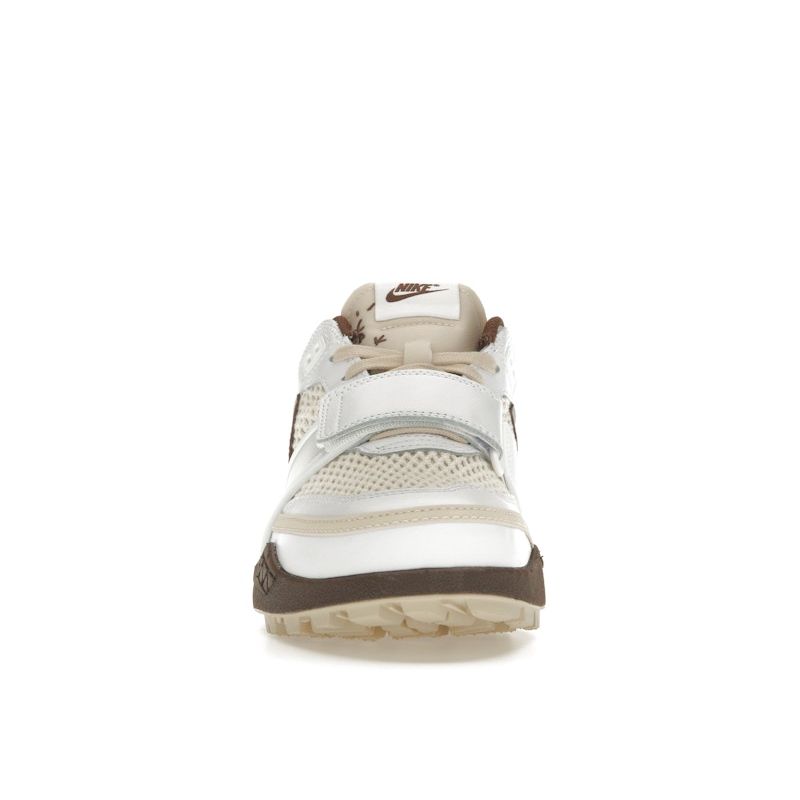 Nike Travis Scott X Zoom Field Jaxx Light Chocolate Unisex Sneakers White HQ3073-100
