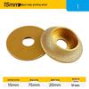 Brazed Diamond Grinder Head for Rounding and Trimming Stone, Marble, Quartz, and Tile Edges
