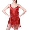Pailletten Franje Romper, Glanzende Glitter Metallic Jumpsuit Dames, Backless Korte Jurk Disco Verjaardag Latijnse Dans Outfits