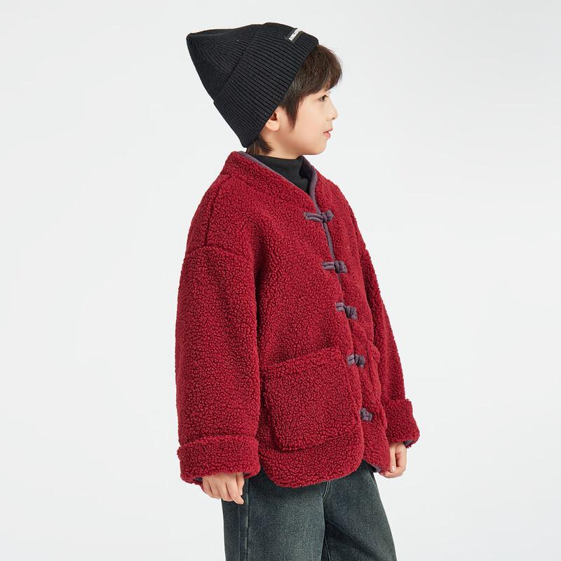 Boy's New Chinese Style Winter Jacket with Knot Buttons