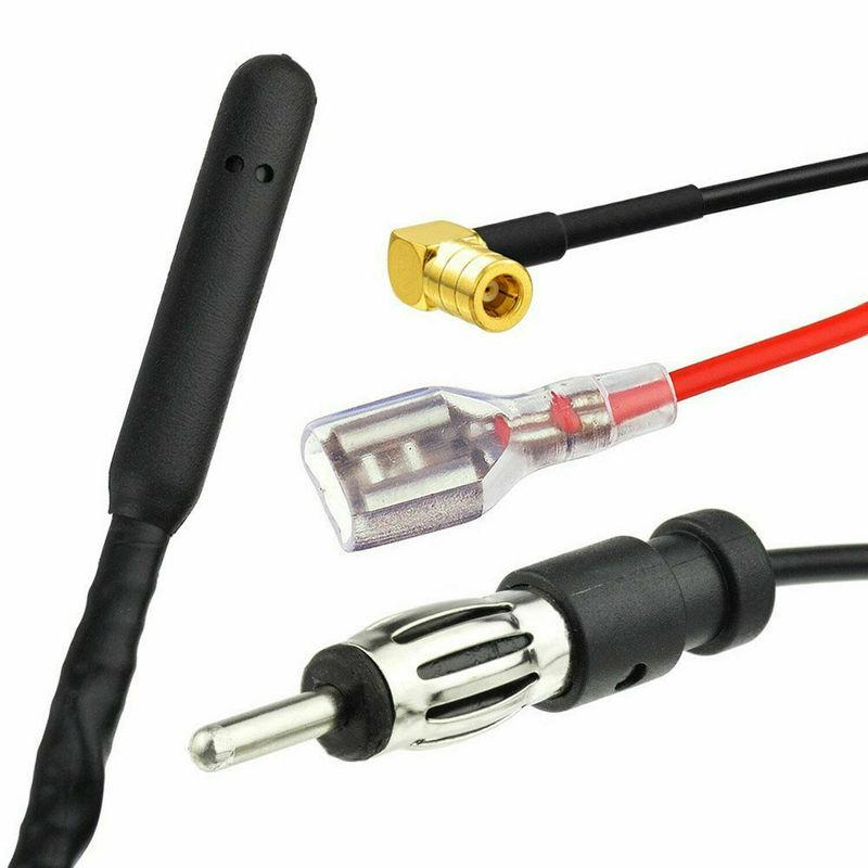 NEW Car Refit Antenna Roof Mount Universal Active Amplified DAB + FM Radio Car Aerial Antenna Mast
