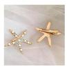 Korean Style Starfish Pearl Rhinestone Hair Clip - Women's Updo Hair Accessory for Fashionable Looks